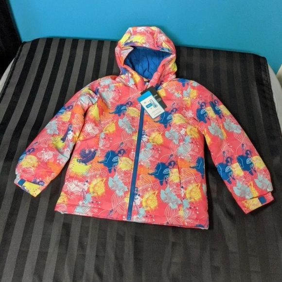 Smonty Girls Two Piece Snow Suit 8-9 Years Color Rose Flower - Picture 2 of 5